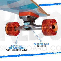 ReDo 34.5" San Diego Umbrellas Complete Longboard