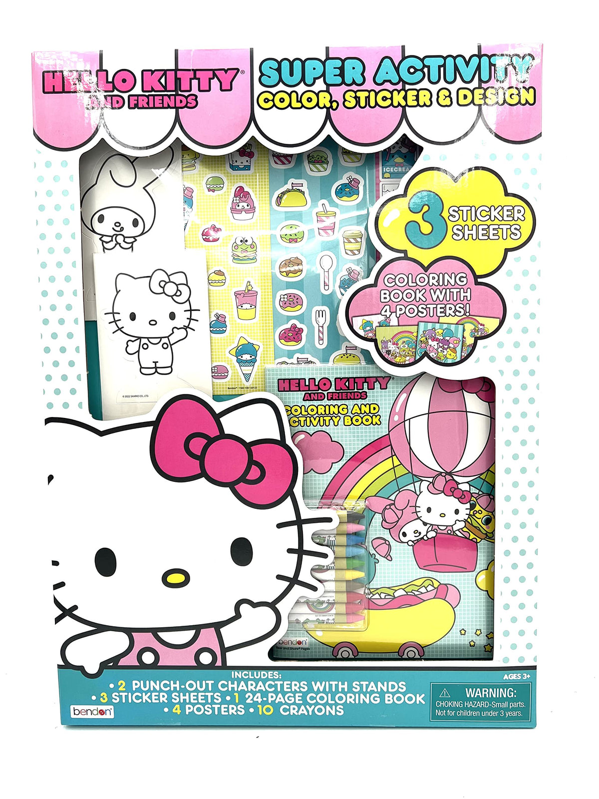 Hello Kitty Super Activity Set – Coloring, Stickers, Posters & Design