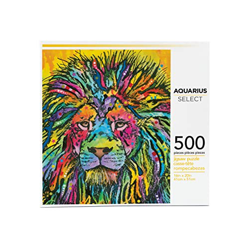Dean Russo Lion 500-Piece Jigsaw Puzzle by Aquarius