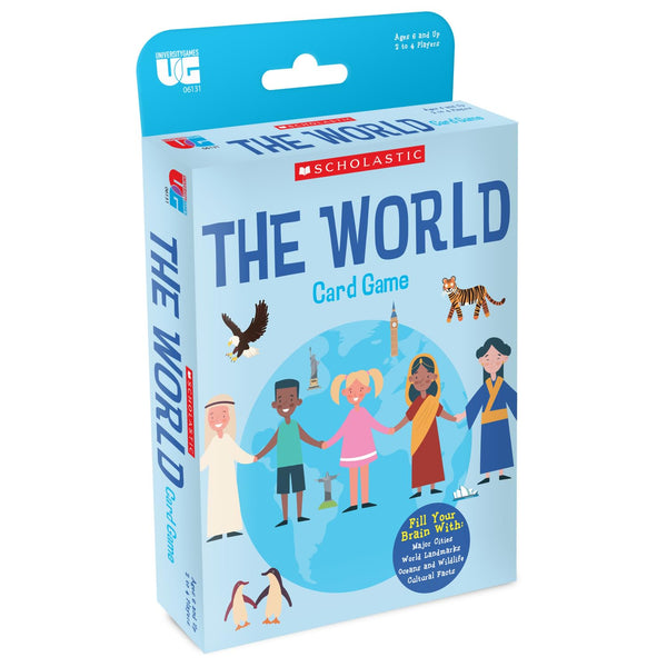 University Games Scholastic World Travel Card Game for Kids 6
