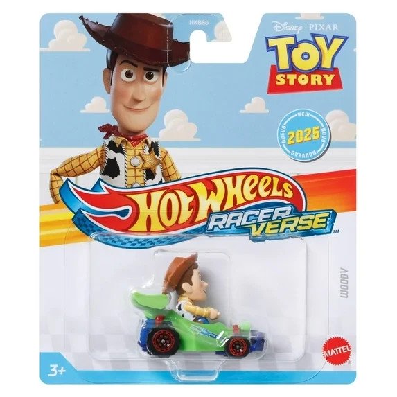 Hot Wheels RacerVerse Die-Cast Car featuring Woody from Toy Story