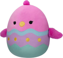 Squishmallows Empressa Pink Chick Easter Egg Plush – 12 Inch