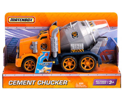 Matchbox Cement Chucker Truck with Realistic Sounds