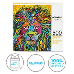 Dean Russo Lion 500-Piece Jigsaw Puzzle by Aquarius