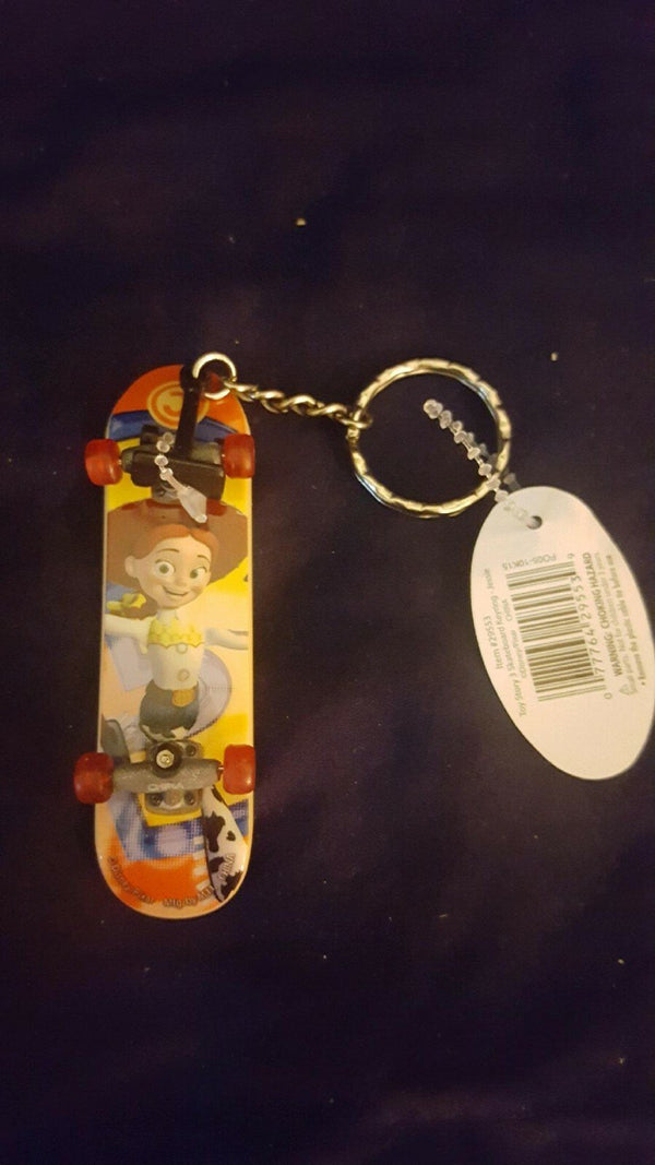 Disney Toy Story Skateboard Key Ring – Woody & Buzz Collector Accessory