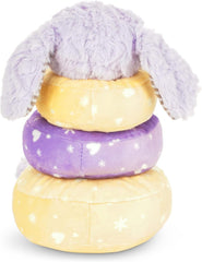 DEMDACO Cute Little Peanut Elephant Stackable Rings Plush