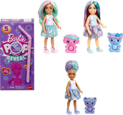 Barbie Chelsea Pop Reveal Doll – Treat Series with 5 Surprises