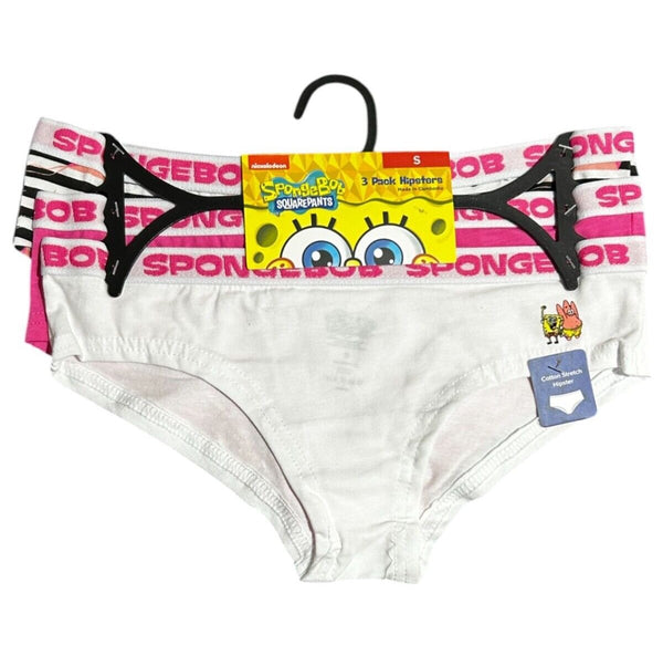 Nickelodeon SpongeBob SquarePants Hipster Underwear 3-Pack – Size S