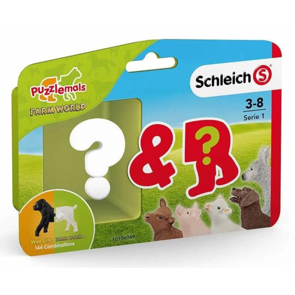 Schleich Farm World Puzzle Mals Farm Animal Puzzle Set