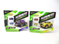 Nano Speed Nano V8 Die-Cast Cars – DV8, 8 Mile, Mullet & Wrencher (2 Sets)