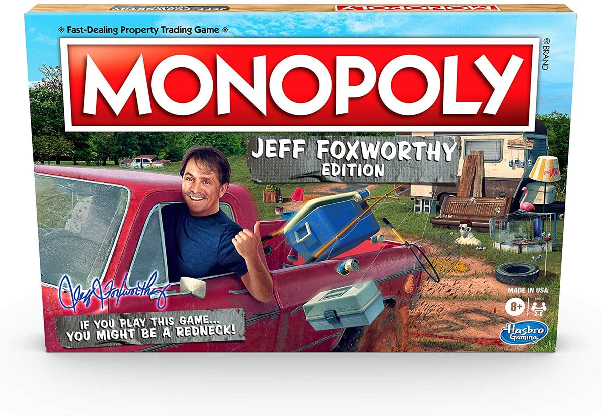 Hasbro Monopoly Jeff Foxworthy Edition Board Game
