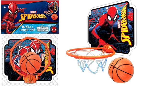 JA-RU Marvel Spider-Man Mini Basketball Hoop Set with Ball