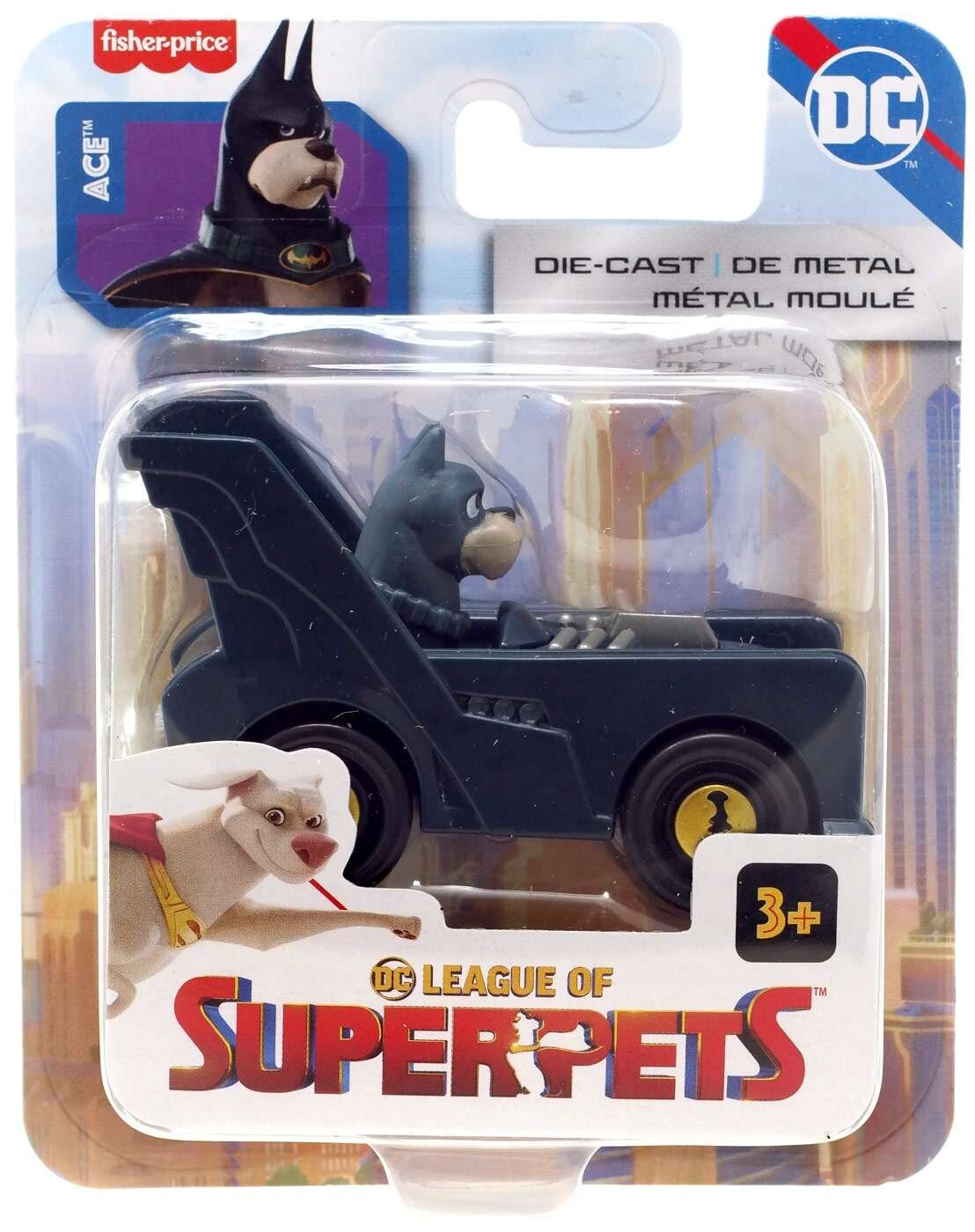 Fisher-Price DC League of Super-Pets Ace Die-Cast Push-Along Vehicle