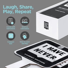 PlayMonster Never Have I Ever Card Game – Parent Edition