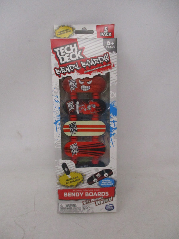Tech Deck Bendy Boards 5-Pack Fingerboards – Skeleton Set
