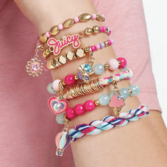Make It Real Juicy Couture Crystal Bracelet Kit Bundle – Makes 15