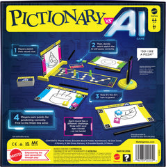 Mattel Pictionary vs. AI – Family Drawing Game with Artificial Intelligence
