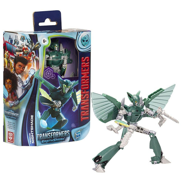 Transformers EarthSpark Terran Nightshade Deluxe Class Action