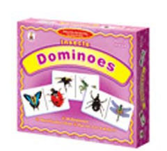 Carson-Dellosa Insects Dominoes – Bilingual Learning Game for Kids