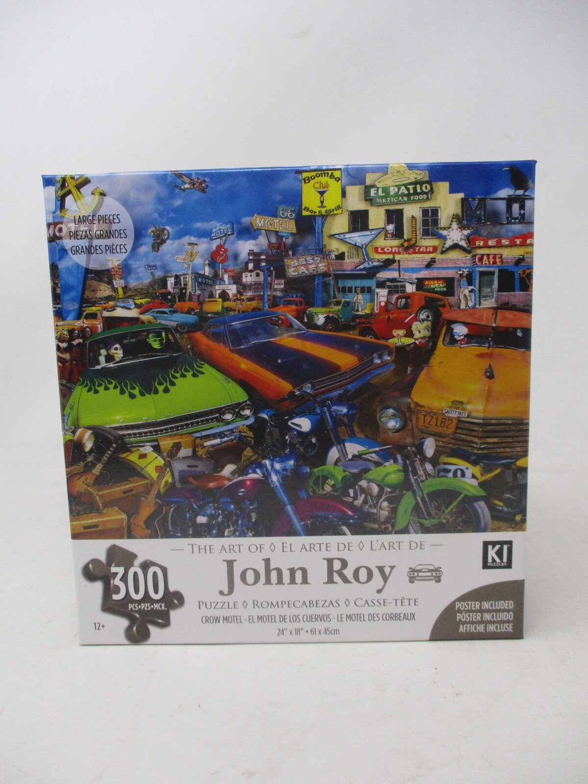 KI Puzzles The Art of John Roy – Crow Motel 300 Piece Jigsaw Puzzle