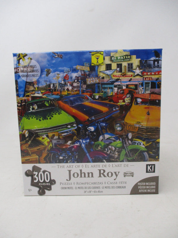 KI Puzzles The Art of John Roy – Crow Motel 300 Piece Jigsaw Puzzle