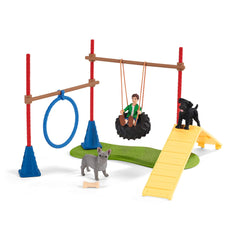 Schleich Farm World Puppy Agility Training 14-Piece Playset