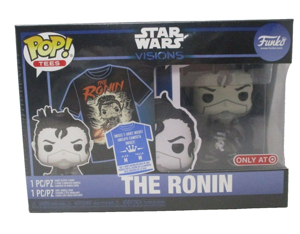 Funko Star Wars Visions The Ronin Vinyl Figure & Graphic Tee – Size M