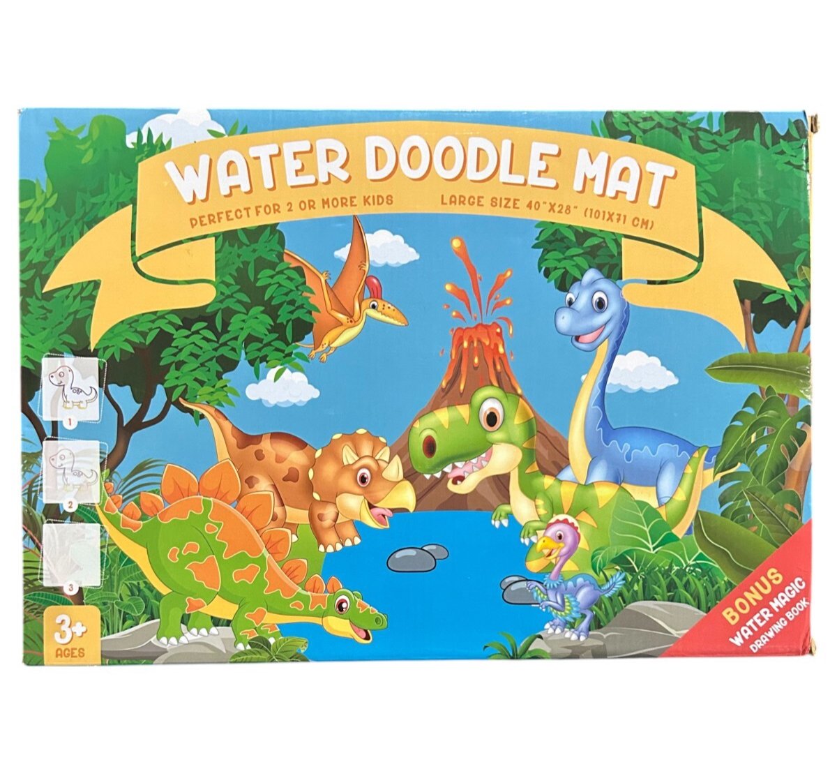 Perfect Life Ideas Dinosaur World Water Doodle Mat