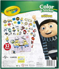 Crayola Minions Color & Sticker Activity Book for Kids