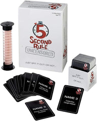 PlayMonster 5 Second Rule Uncensored – Adults-Only Party Card Game