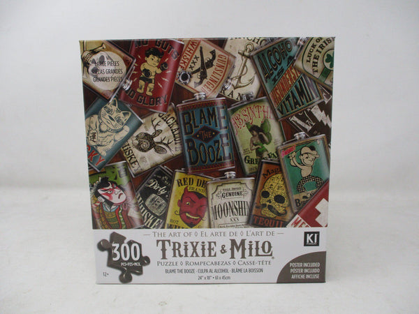 KI Puzzles Trixie & Milo Blame The Booze 300 Piece Jigsaw Puzzle