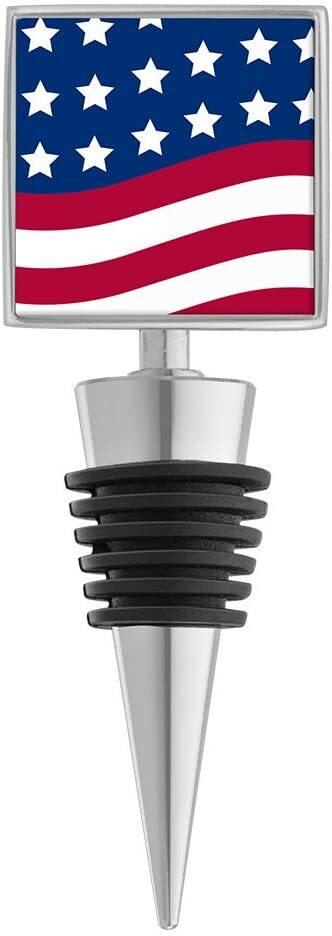 Epic American Spirits Enamel Bottle Stopper | Stars & Stripes