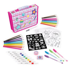 Make It Real Creative Artist Suitcase Art Set – 50 Pieces