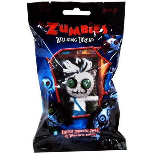 Zumbies Walking Thread Lucky Zombie Doll & Trading Card Keychain – Fred
