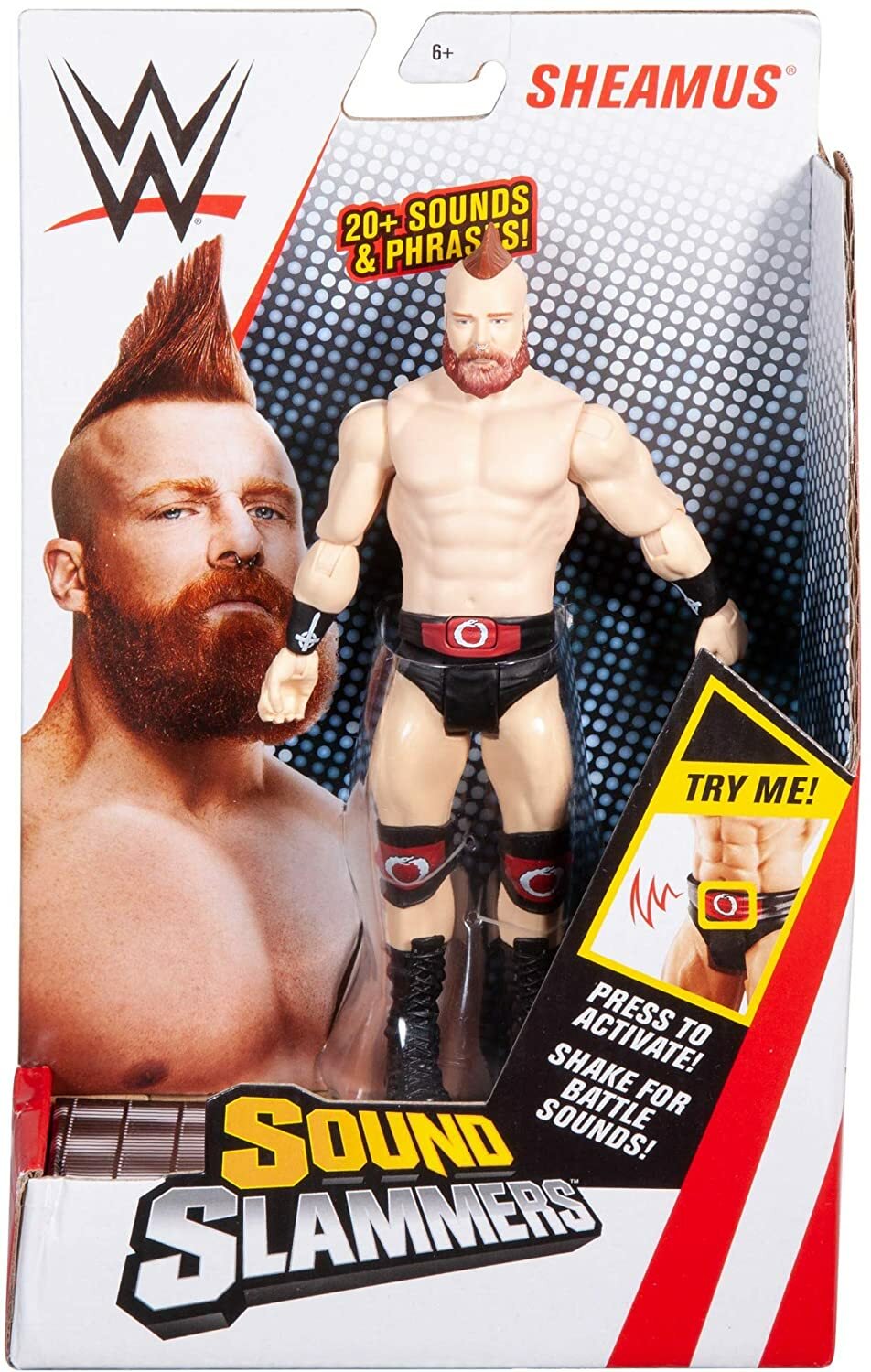 WWE Sound Slammers Sheamus Action Figure with 20+ Sounds