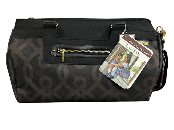 JJ Cole Parker Diaper Bag - Black & Brown