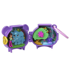 Polly Pocket Cuddly Toys Elephant Compact Playset with Micro Doll