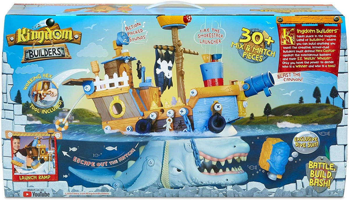 Little Tikes Kingdom Builders S. Wailin' Whaler Playset