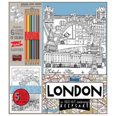 Imagine By Bendon London Skyline Coloring Activity Kit