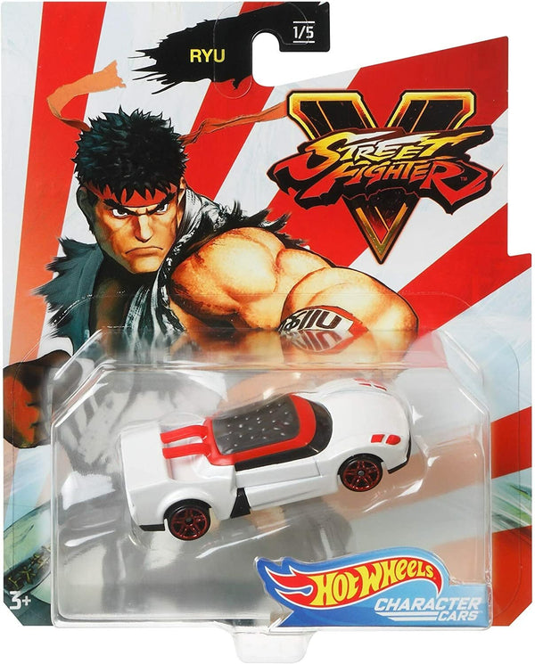 Hot Wheels Street Fighter Ryu Die-Cast Collector Car 1:64 Scale