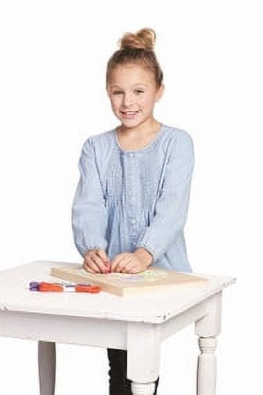 I Heart Home USA Memory Board Map with Pins & Kids Craft Kit