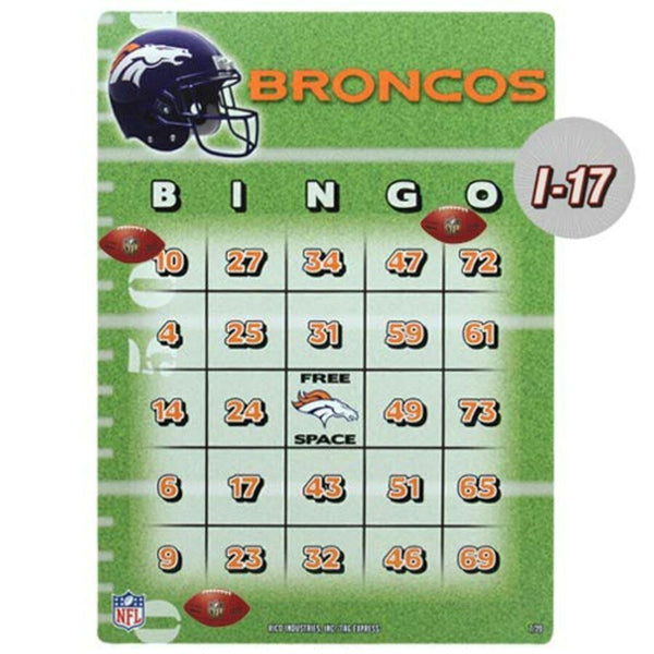 NFL Denver Broncos Bingo Game – Fan-Favorite Family Game Night