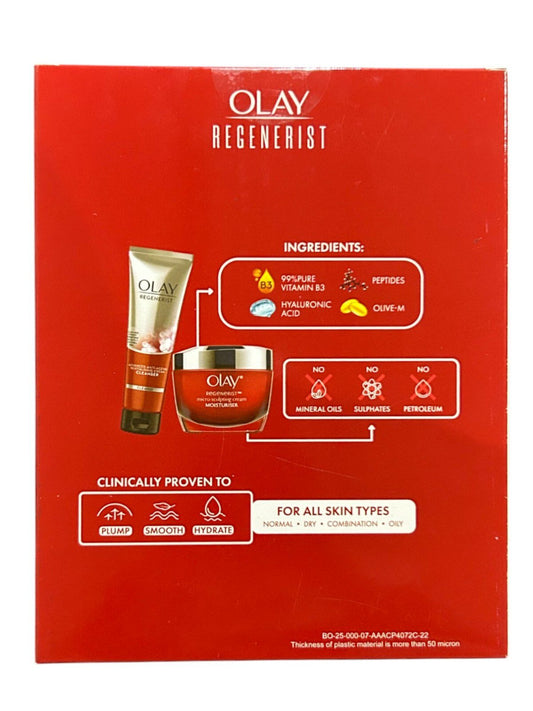 Olay Regenerist Gift Set – Moisturizer & Cleanser Duo