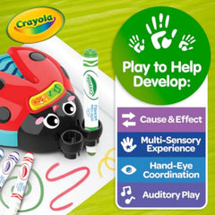 Crayola Musical Color Bug Sensory Coloring Toy for Toddlers