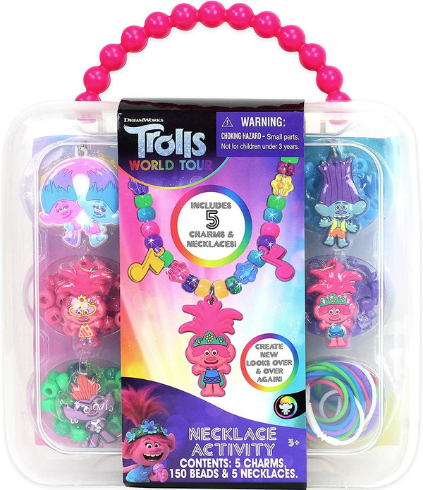 Tara Toys Trolls Necklace Activity Set | Make 5 Bead Necklaces