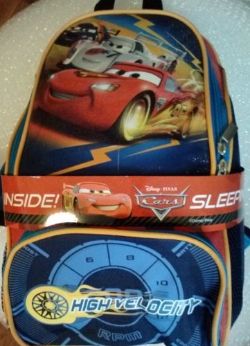 Disney Pixar Cars Kids Sleeping Bag with Backpack