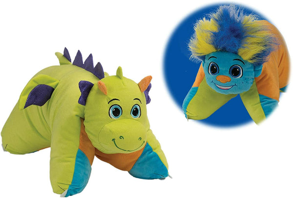Flipazoo Flip N Play Friends Troll to Dragon 2-in-1 Plush