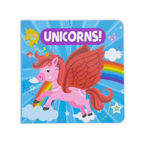 BAZIC Cute Me! Unicorns Board Book for Toddlers & Early Readers