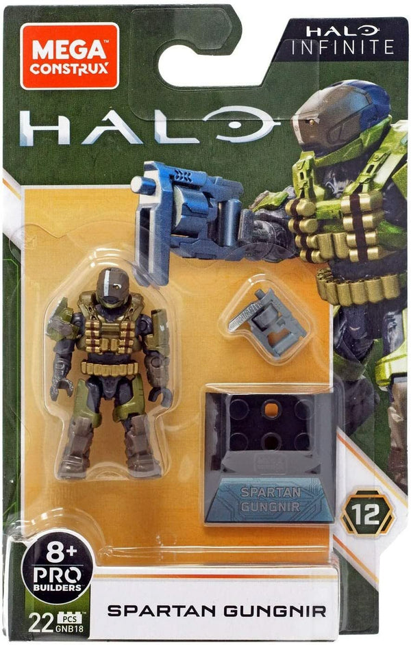 Mega Construx Halo Infinite Spartan Gungnir Collectible Minifigure