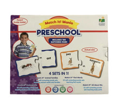 Match It Mania Preschool – 100 Matching Pairs Game